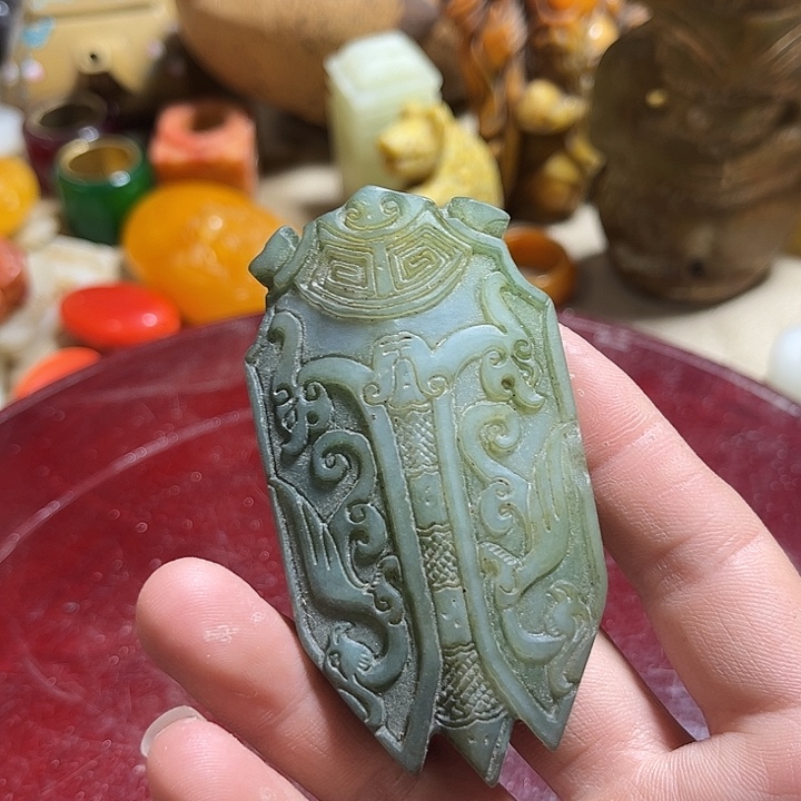 紫金钵盂菩提吊坠