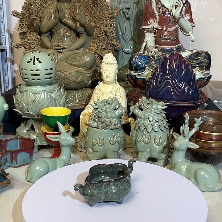 瓷片摆件摆件摆件