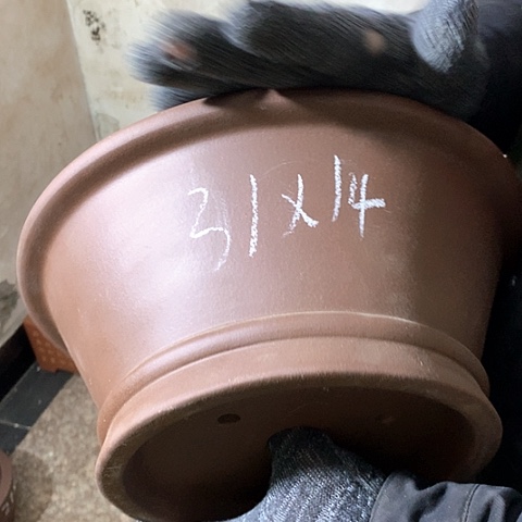 紫砂花盆手工制作