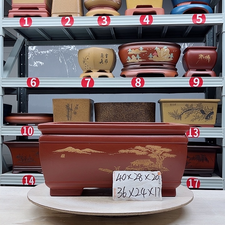 紫砂花盆紫砂花盆