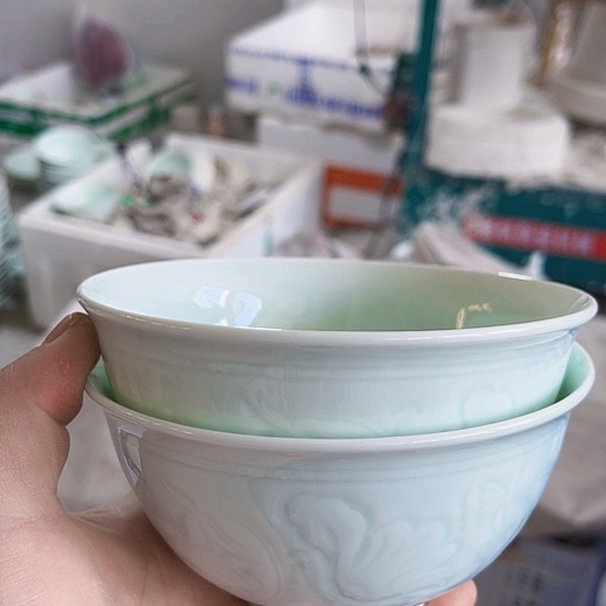景德镇瓷器精品碗2个5寸