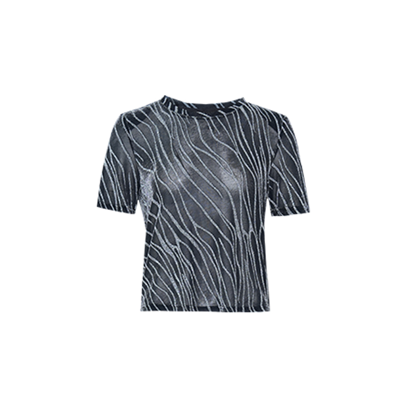 【小余专属】透气圆领短袖针织衫R5B81632