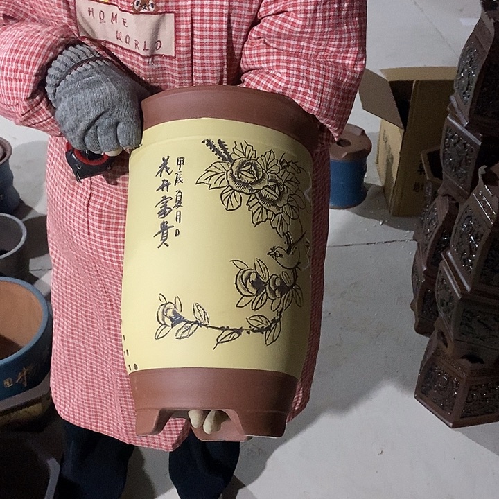 紫砂花盆紫砂花盆