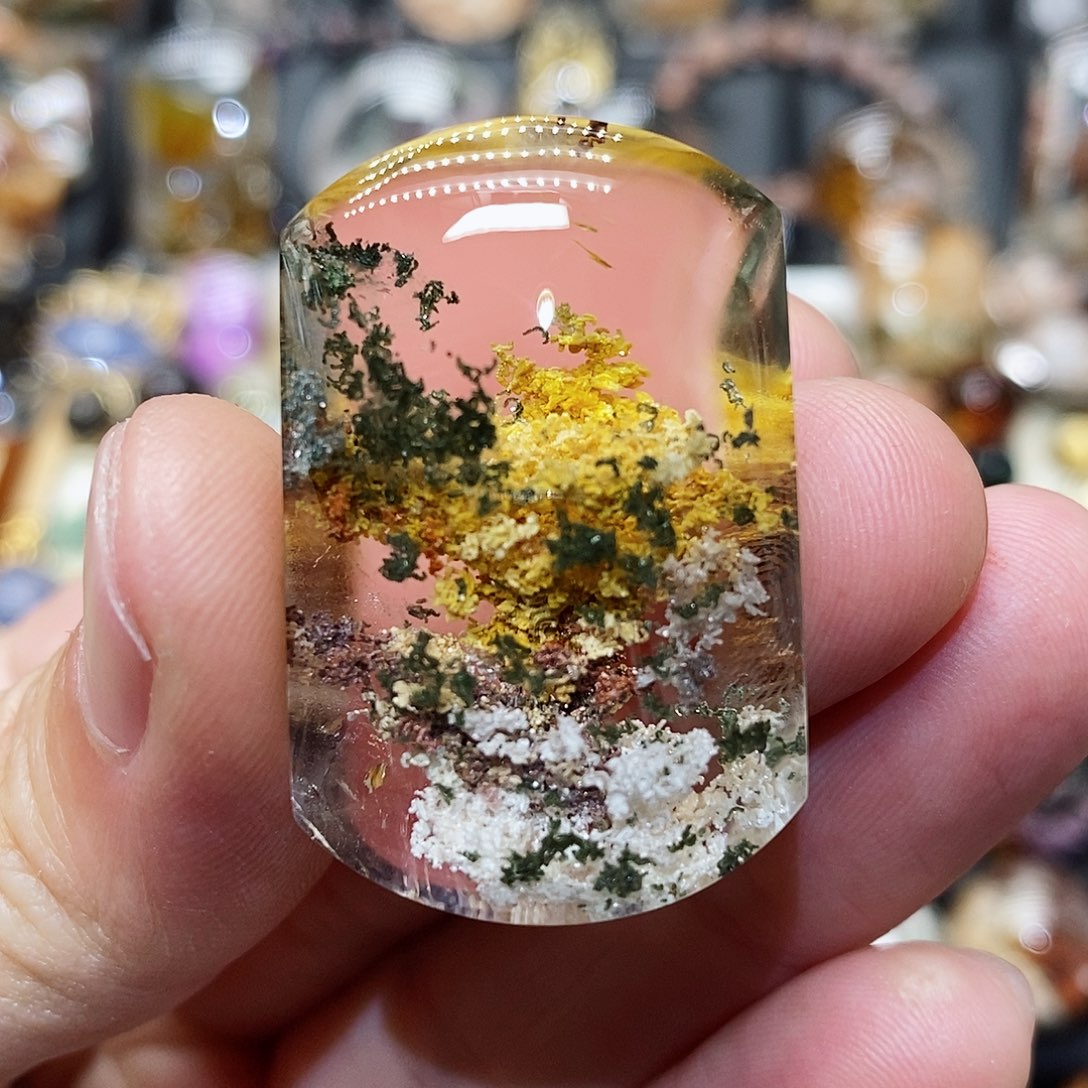 水晶颈饰未镶嵌天然精致水晶吊坠