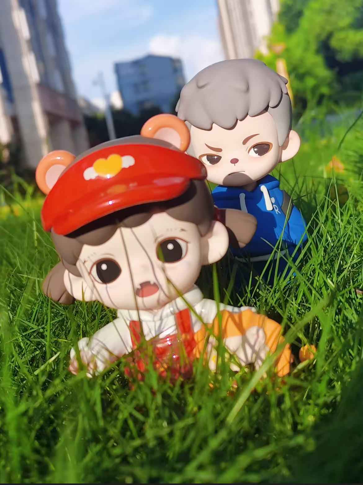 小奶柚潮玩盲盒手办摆件直播《拆盒》