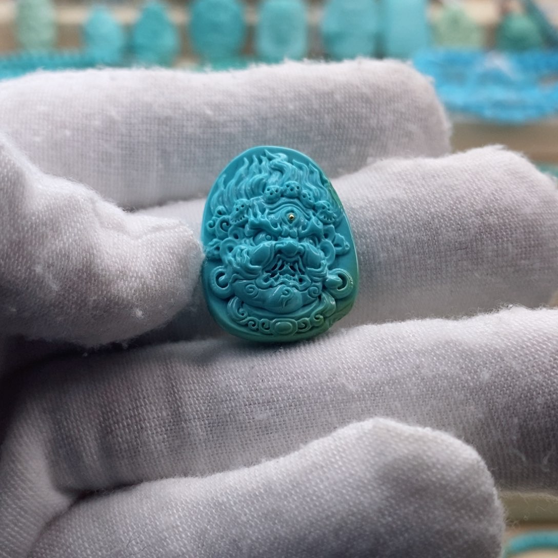 绿松石珠宝奇石未镶嵌