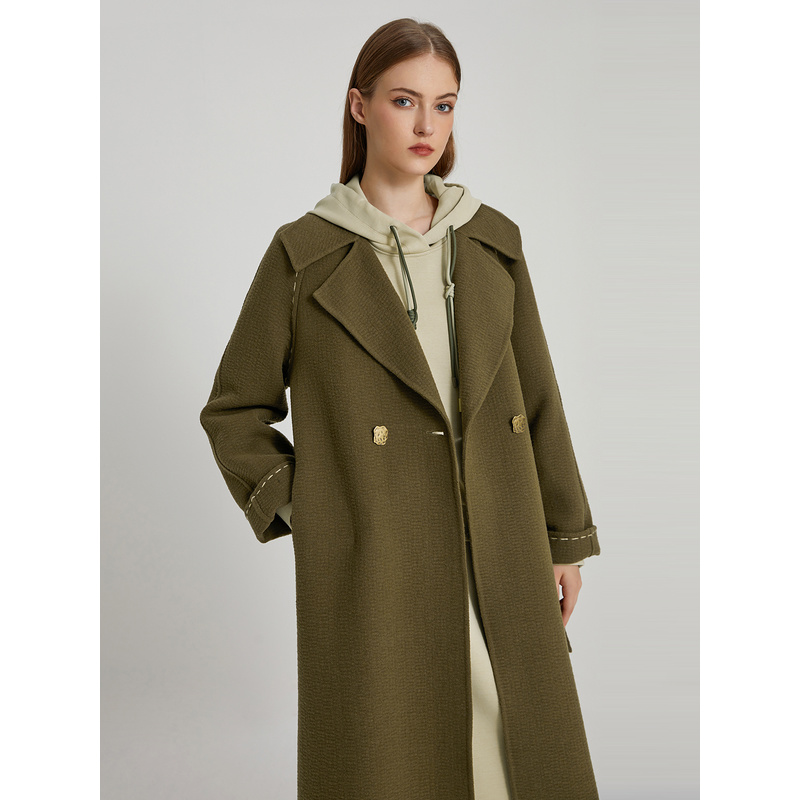 【丽公主专属】莱芙·艾迪儿时尚百搭气质大衣1E4D65129