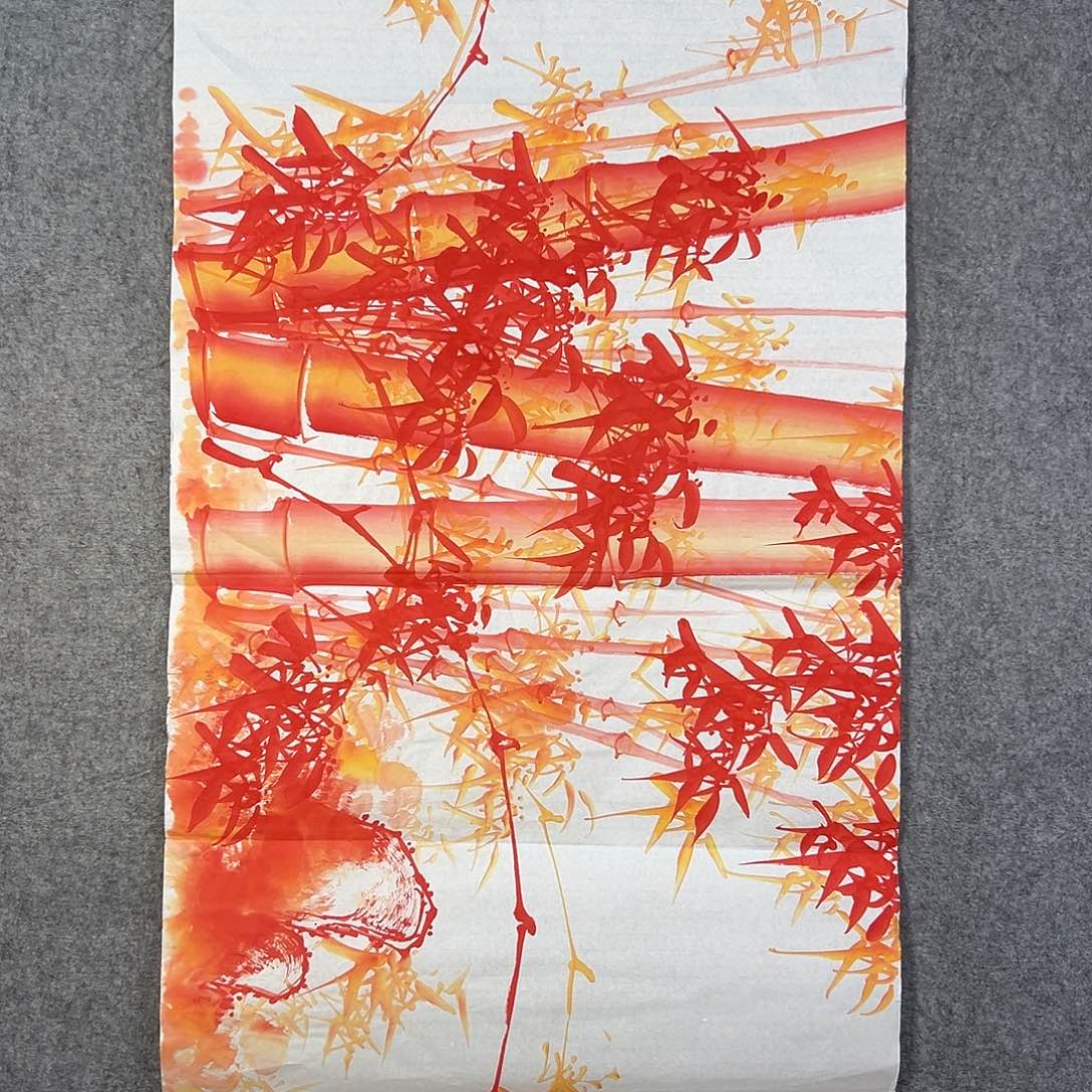 国画689 花鸟在此处飞翔也不太