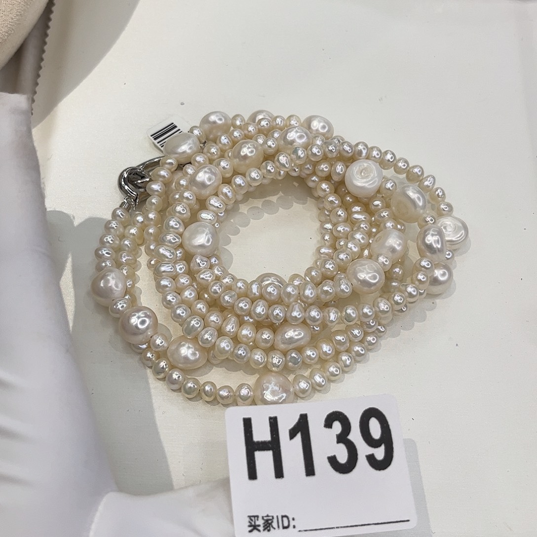 颈饰合金淡水珍珠