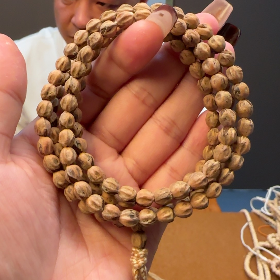 柏香籽/百香籽手串红牙原桩6