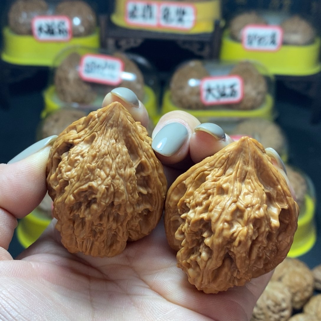 文玩核桃把件19号大沽石40尺全品