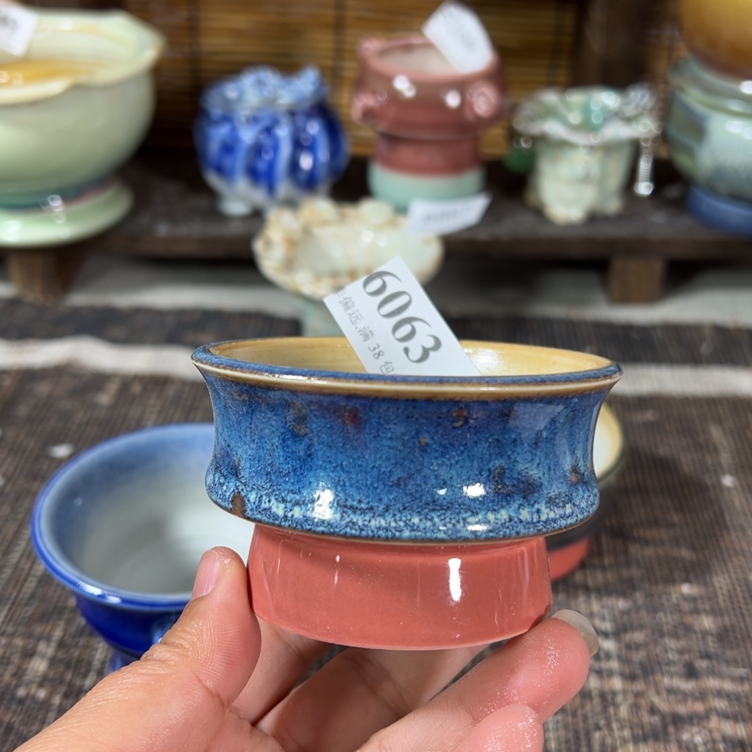 红陶景德镇手工花盆