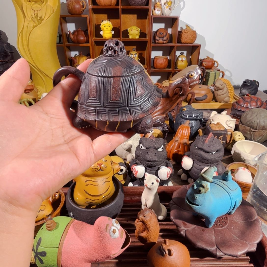 紫砂茶壶纯手工制作过程非常