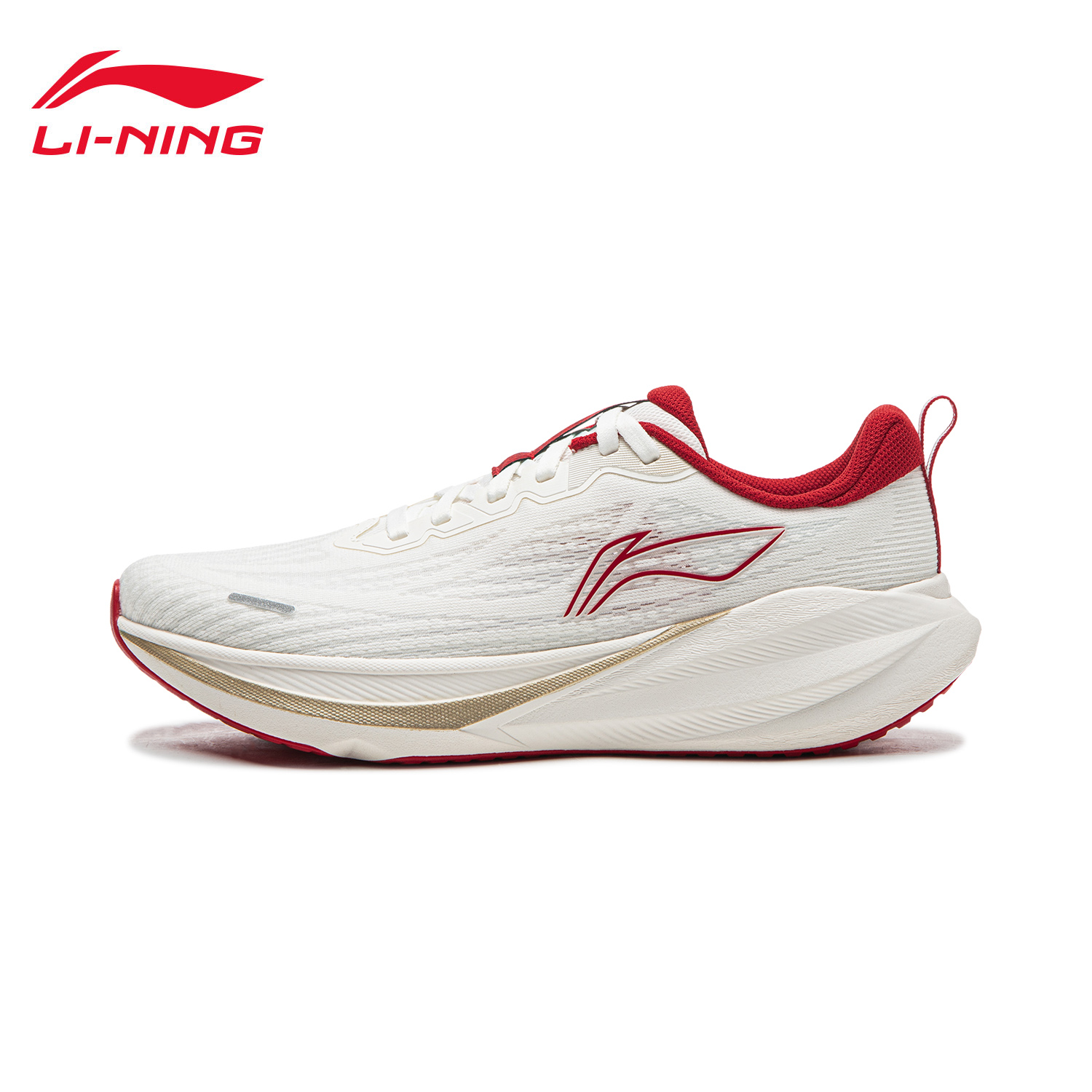 李宁跑步鞋女吾跃4 柿柿如意休闲跑鞋圆头女士鞋子运动鞋ARSW036