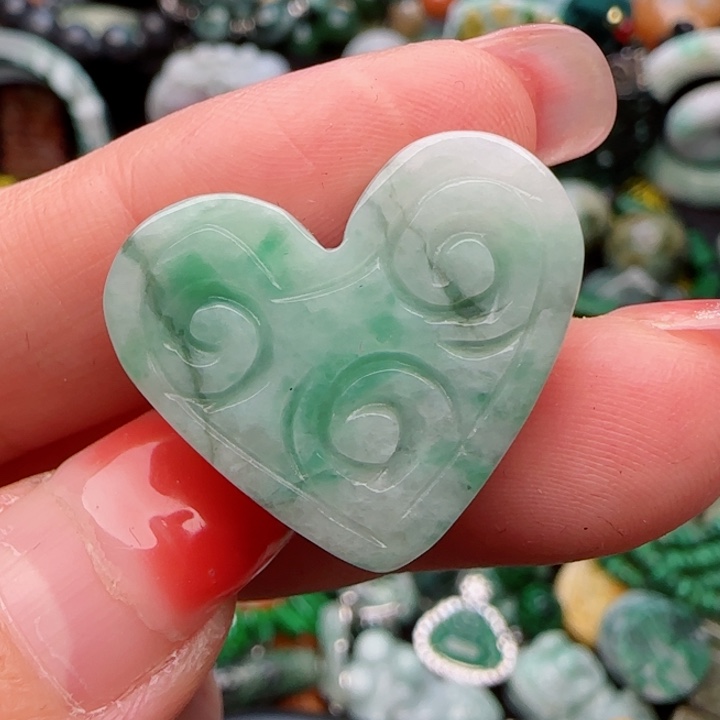 翡翠颈饰未镶嵌天然A货53