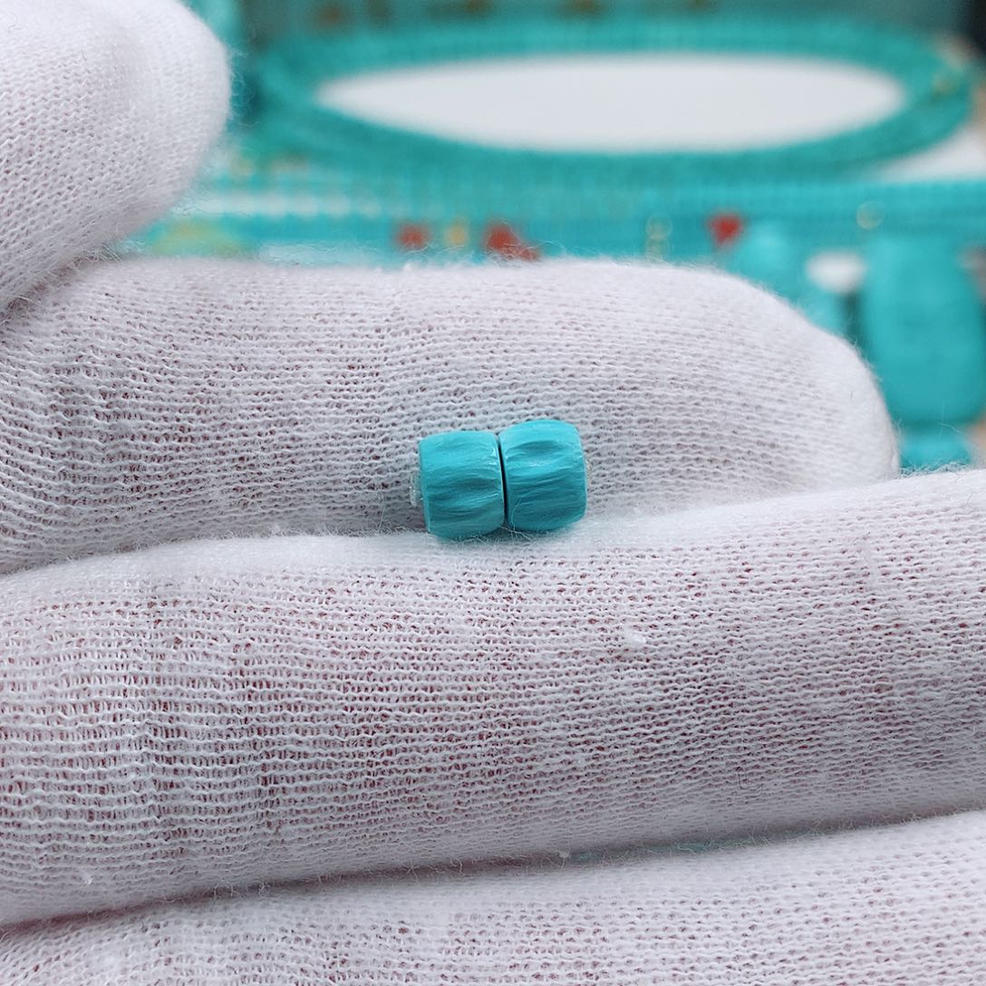 绿松石未镶嵌百香籽6.3mm