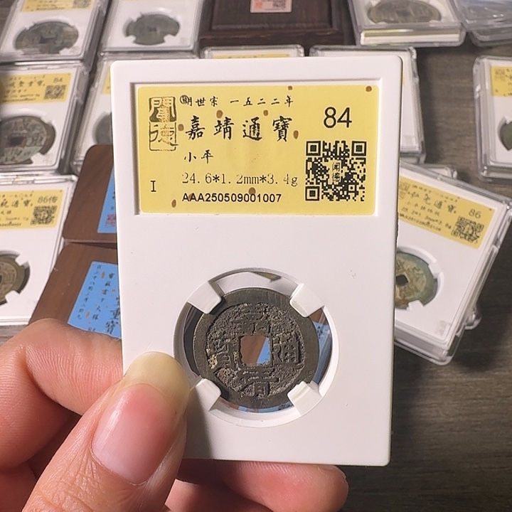 铜A闻博文化嘉靖通宝