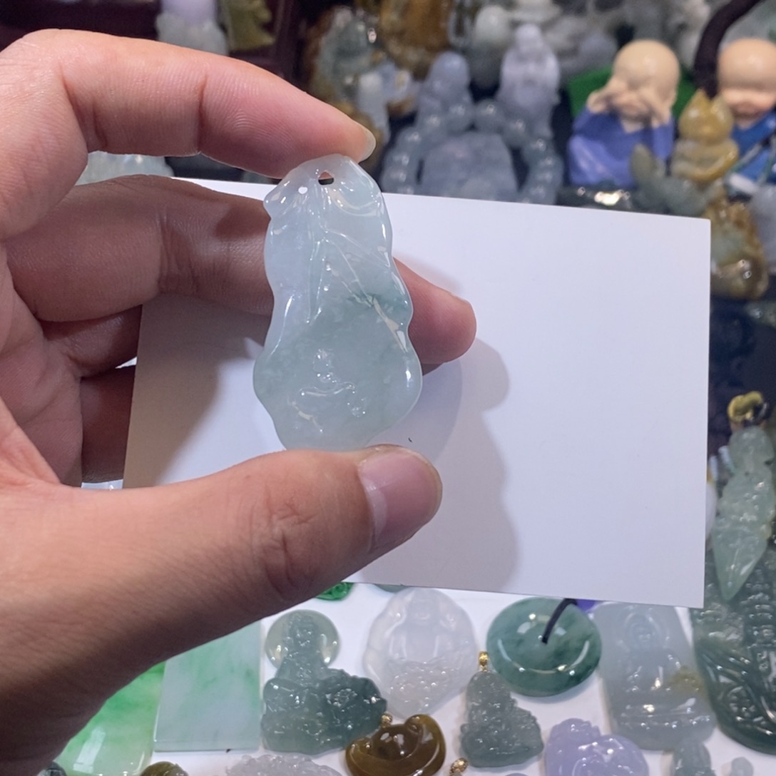 翡翠未镶嵌吊坠(不含链)悟道