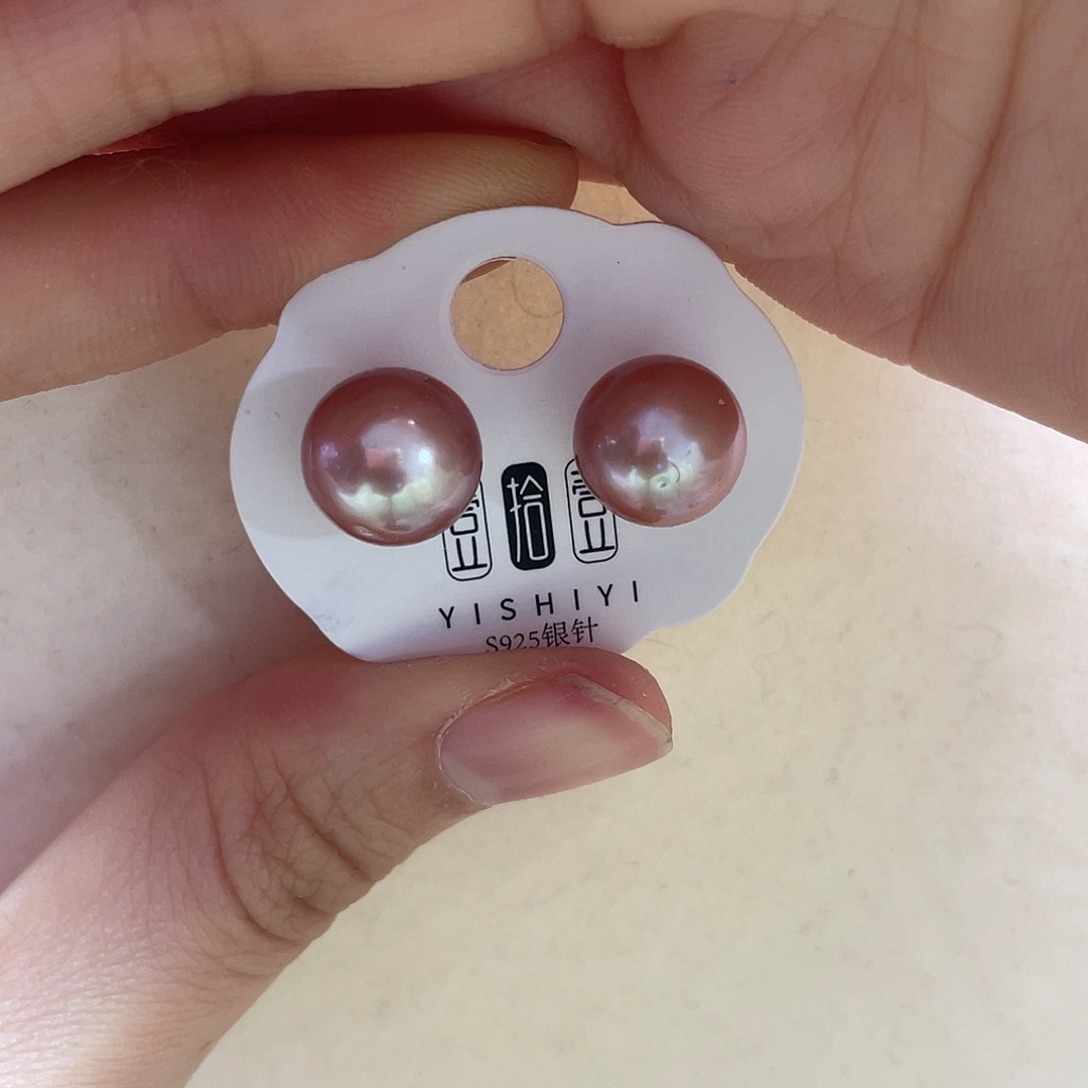 淡水珍珠耳饰未镶嵌