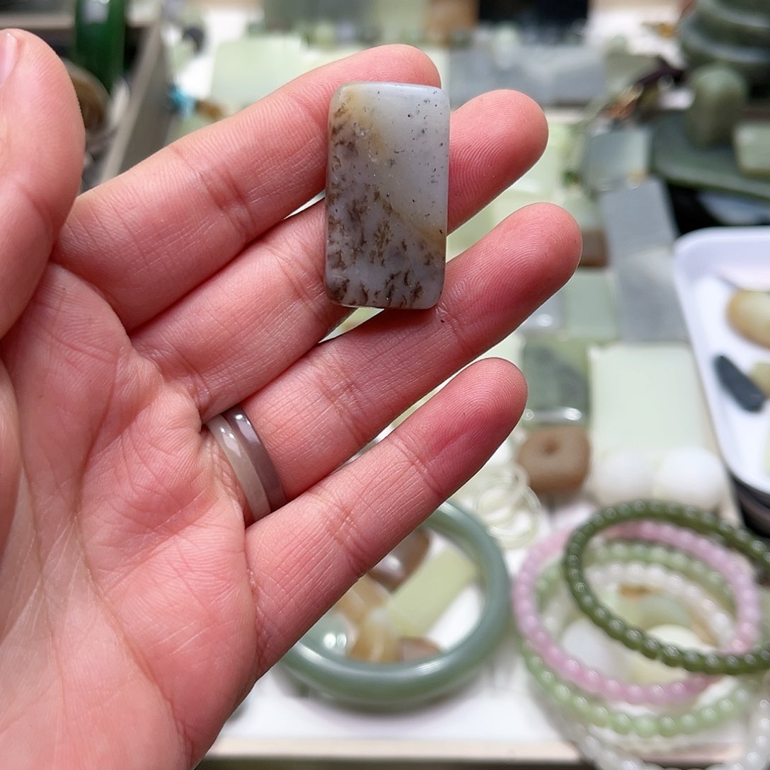 和田玉珠宝半成品未镶嵌