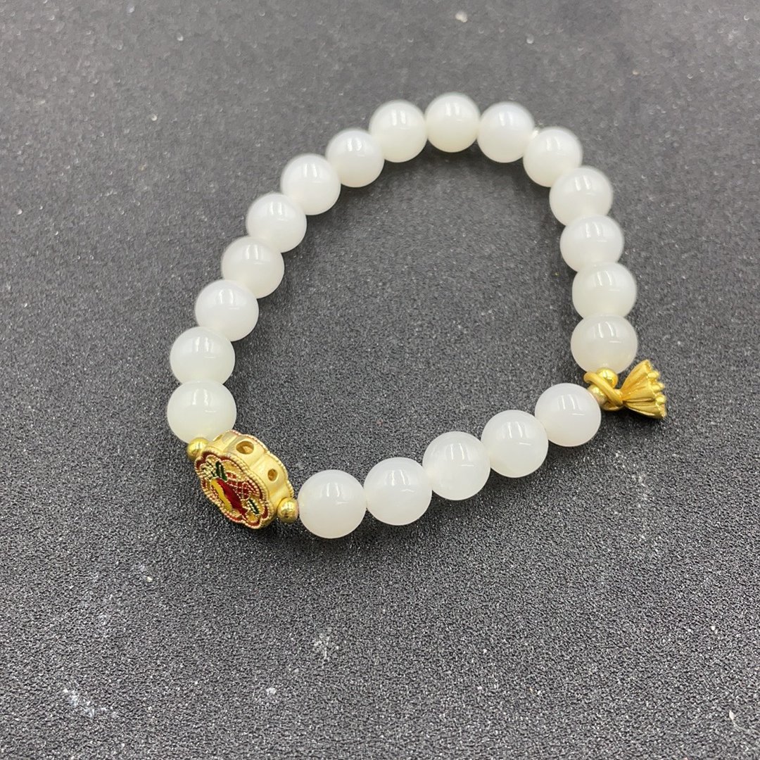 BY0222FXH标204 和田玉手串