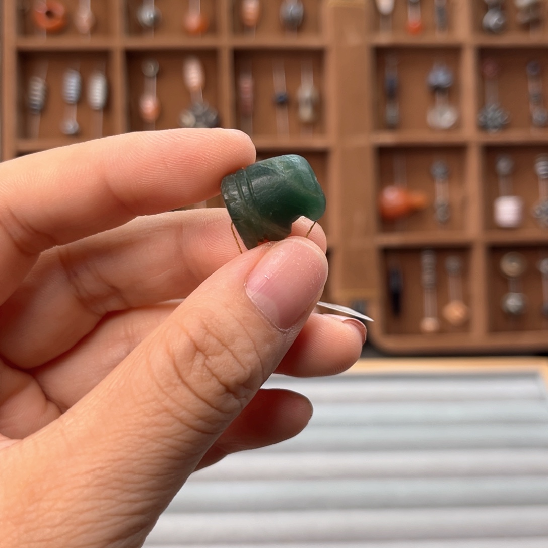 石英质玉未镶嵌吊坠(不含链)