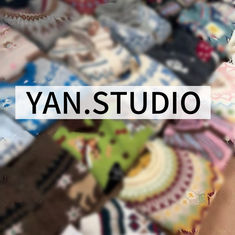 YAN.秋冬新款毛衣百搭复古老钱风高级感觉女装