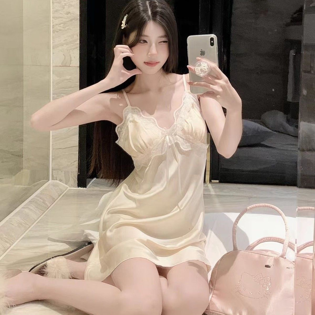 【直播福利】1背心吊带睡裙套装新号开播