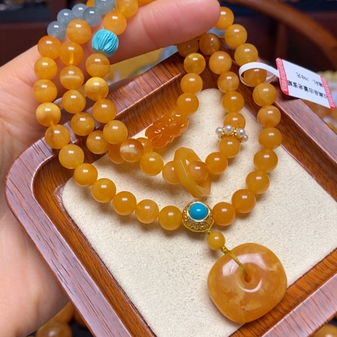 【闪购商品】蜜蜡手链未镶嵌手串