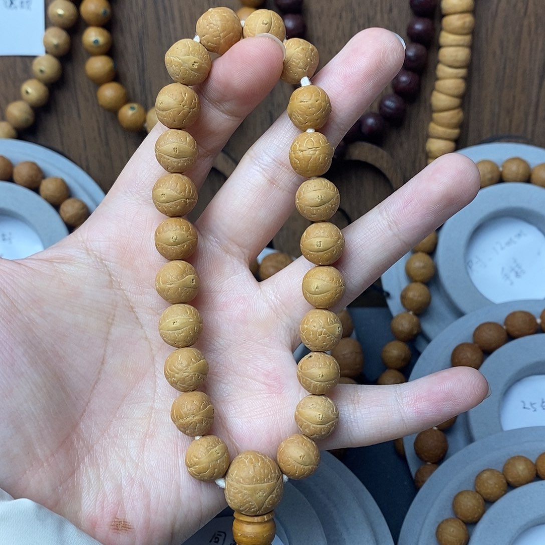 公***双凤眼菩提手串保尼泊尔保同树11mm手串