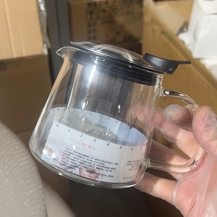 侧把小泡茶壶 永华 