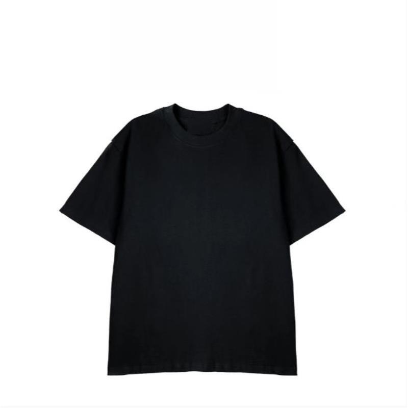 {41号链接}夏季爆款百搭短袖纯棉时尚欧美宽松-XT083黑色上衣