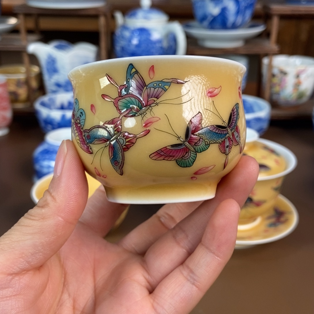 杯景德镇陶瓷手工手绘