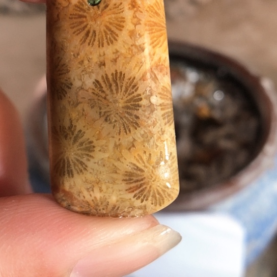 硅化玉吊坠未镶嵌