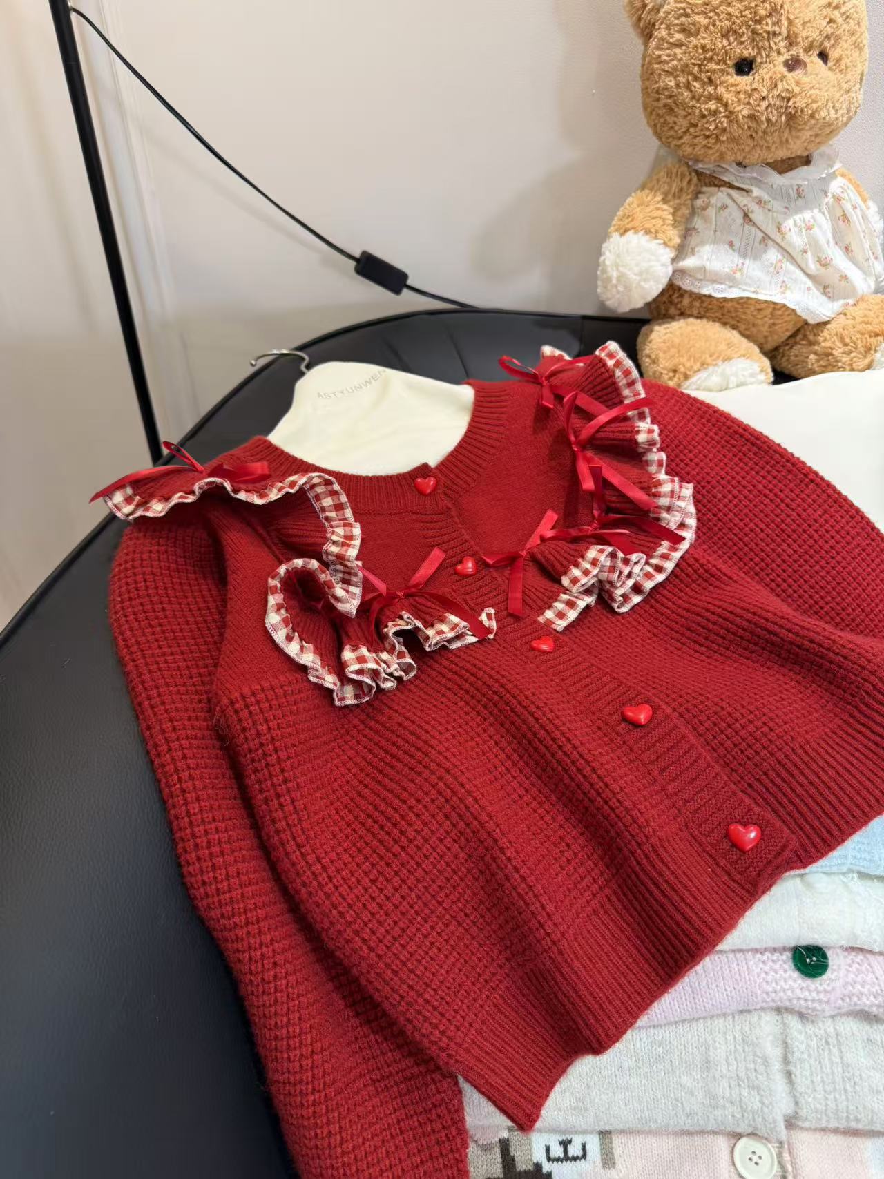 雯雯ASTYUNWEN秋冬可爱甜美毛衣