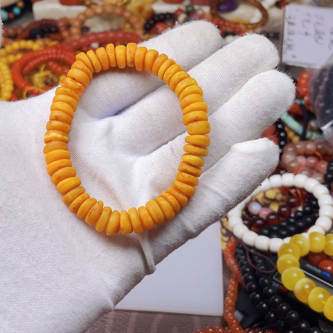 琥珀手链未镶嵌烽***尘43450