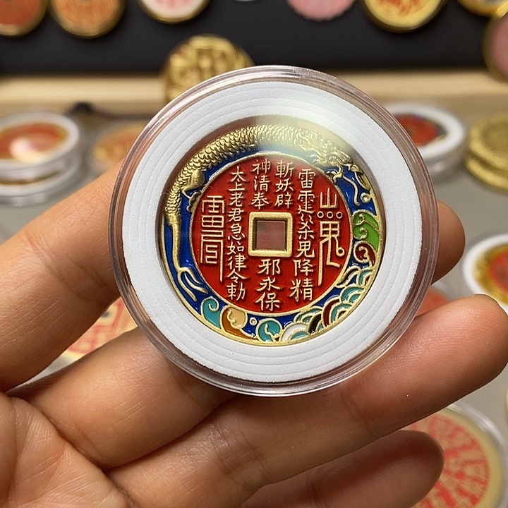 铜现代仿制工艺文创铜币 