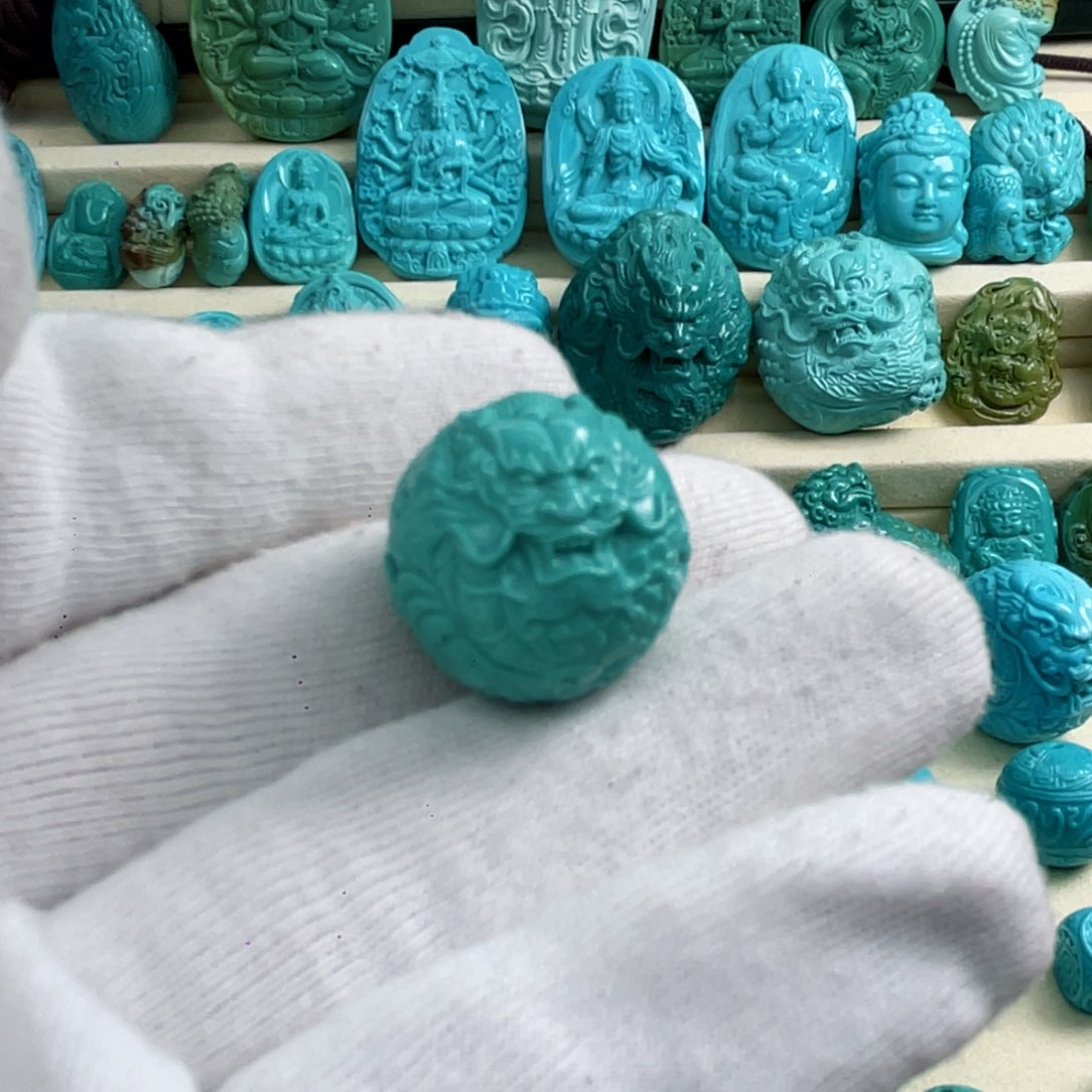 绿松石颈饰未镶嵌贰*肆卡20+