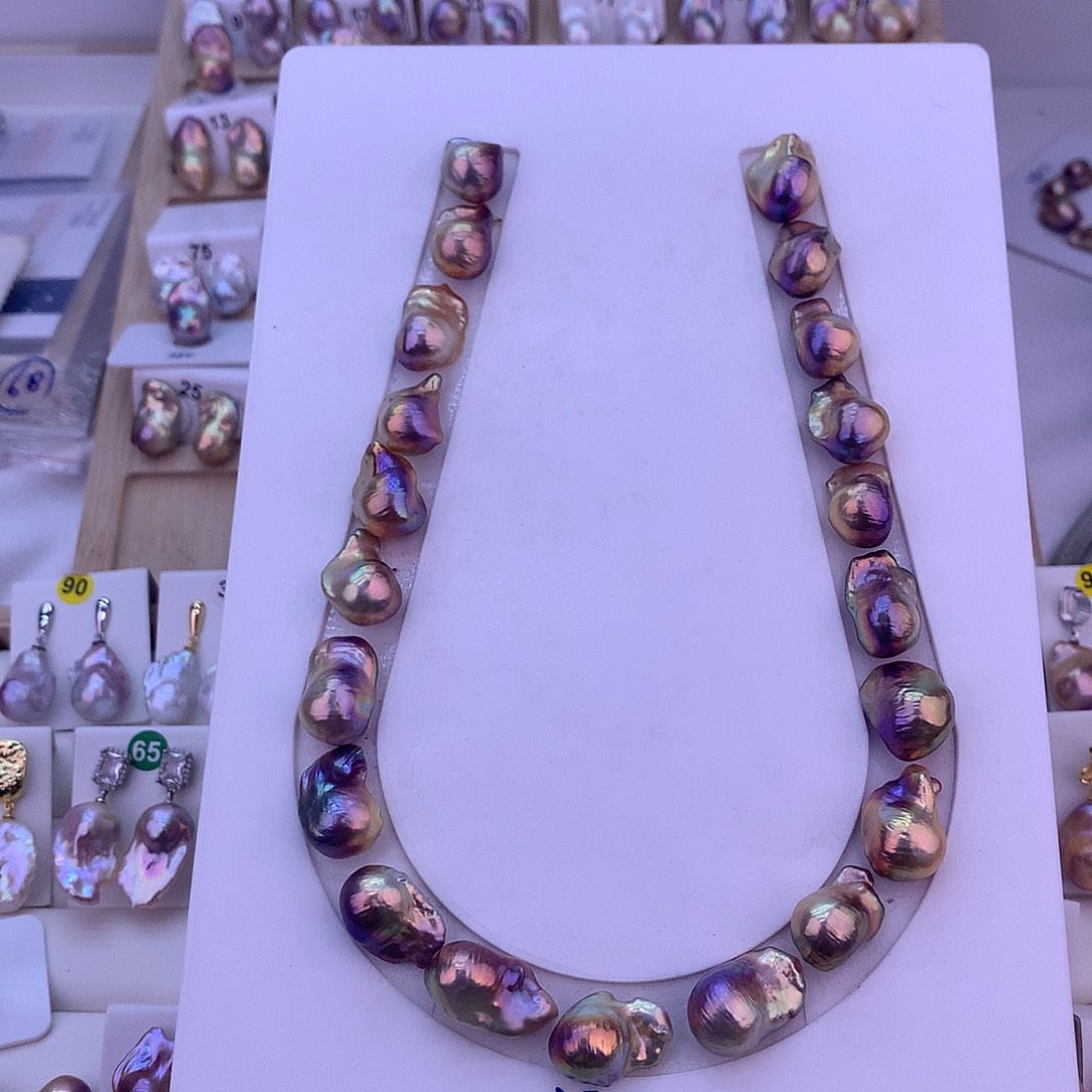 未镶嵌淡水珍珠耳饰