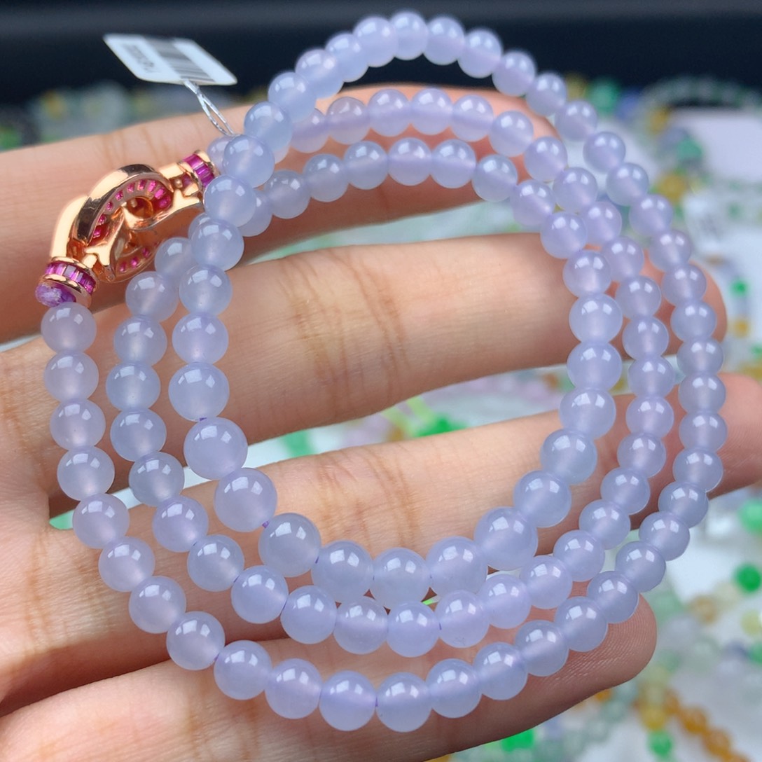 翡翠手链未镶嵌卡