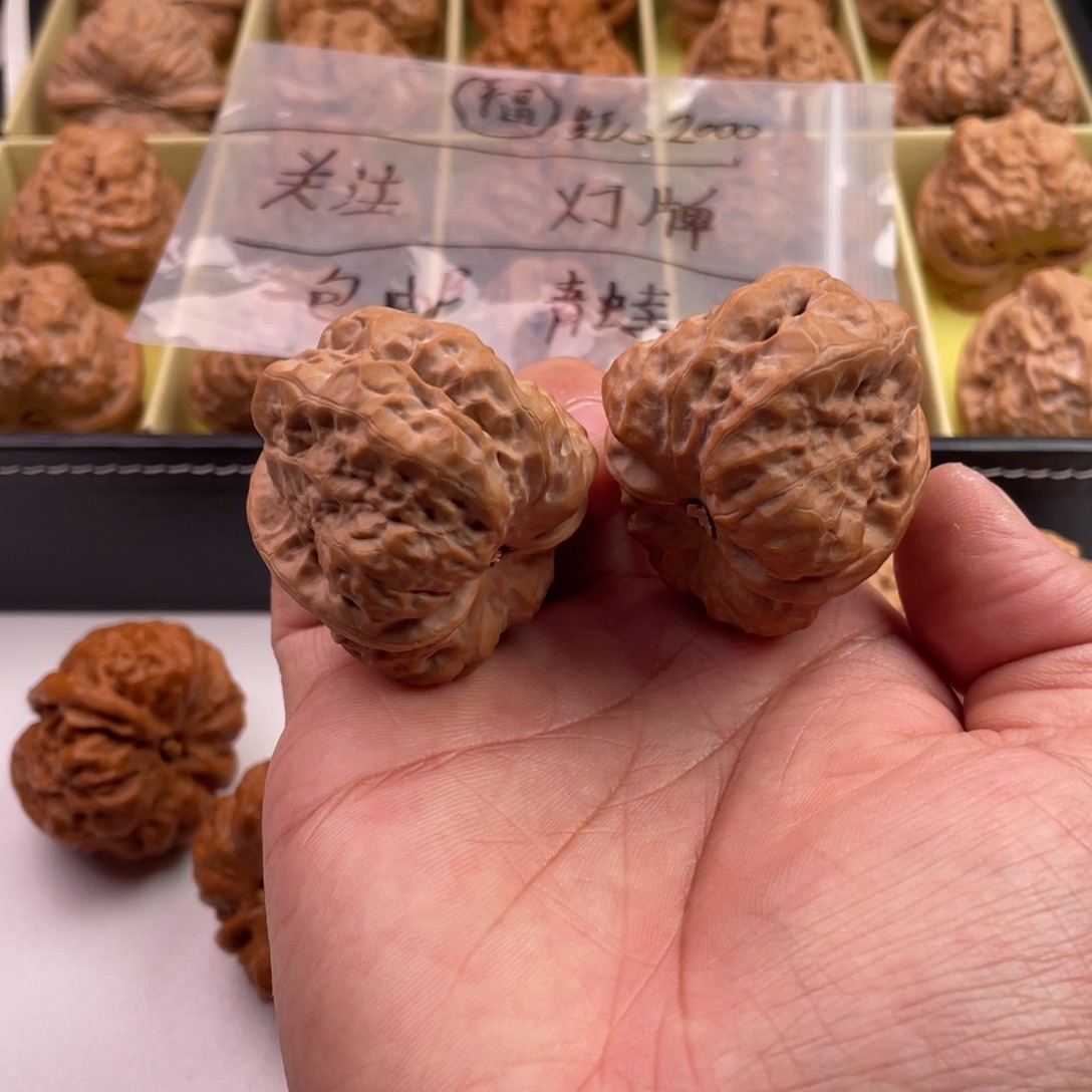 把件文玩核桃38蛤蟆0924