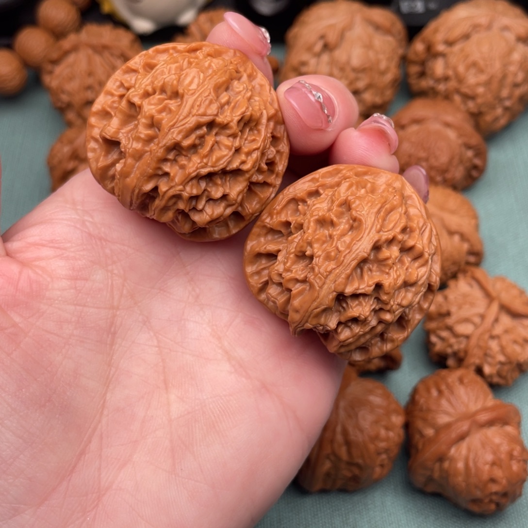 文玩核桃把件桃心苹果园38