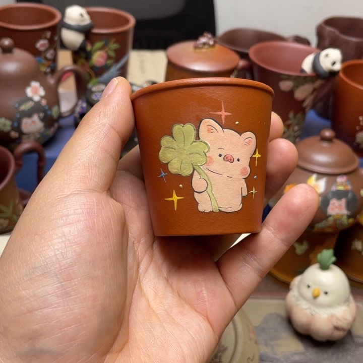 茶杯紫砂紫砂主人杯80cc
