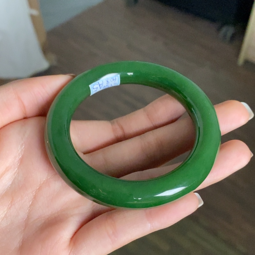 【闪购商品】未镶嵌手镯和田玉（碧玉）