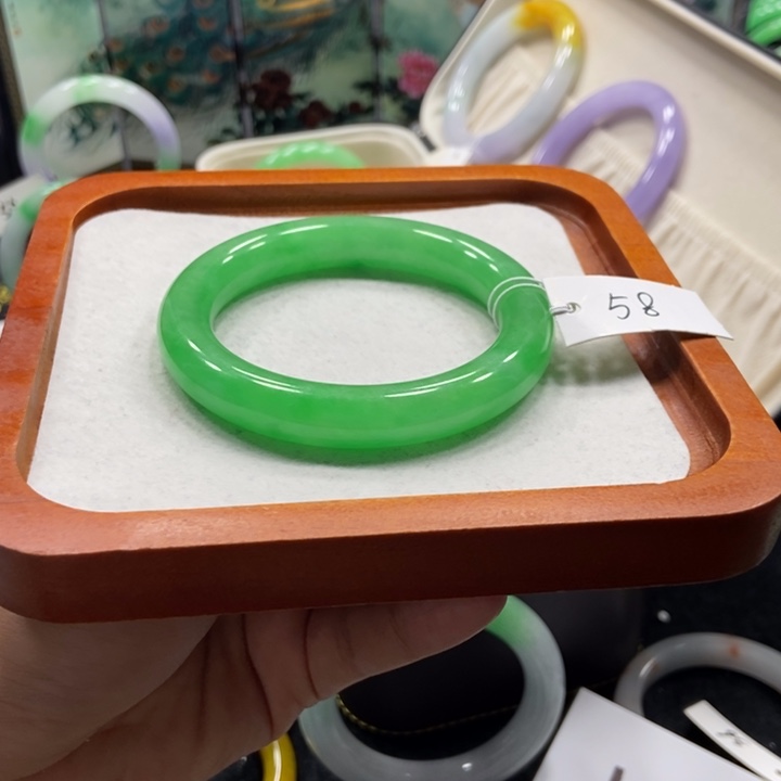 文***姐非金属58圆条手镯圈口