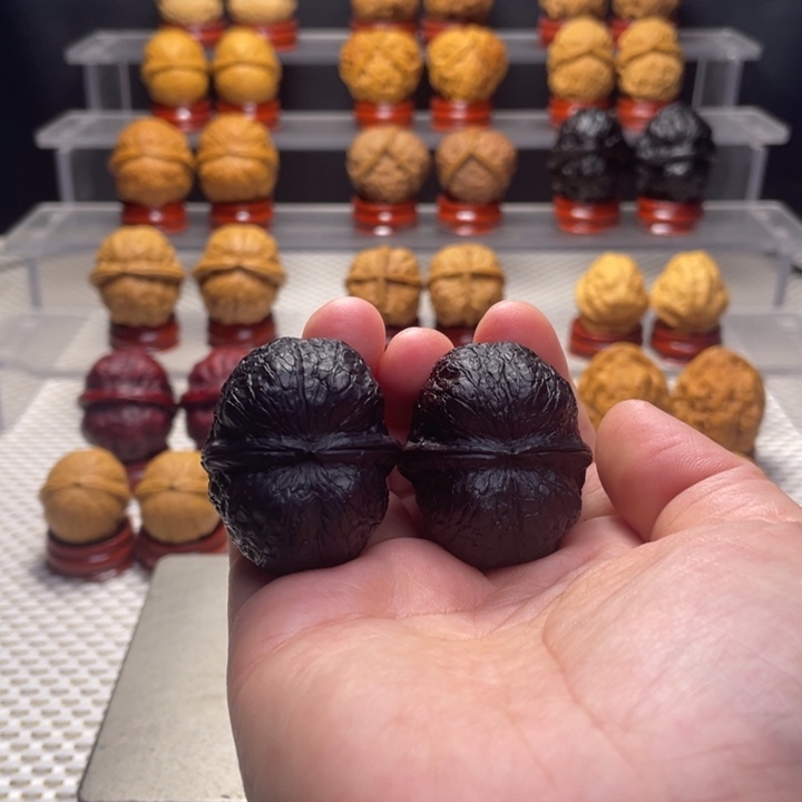 文玩核桃把件3峭壁元宝