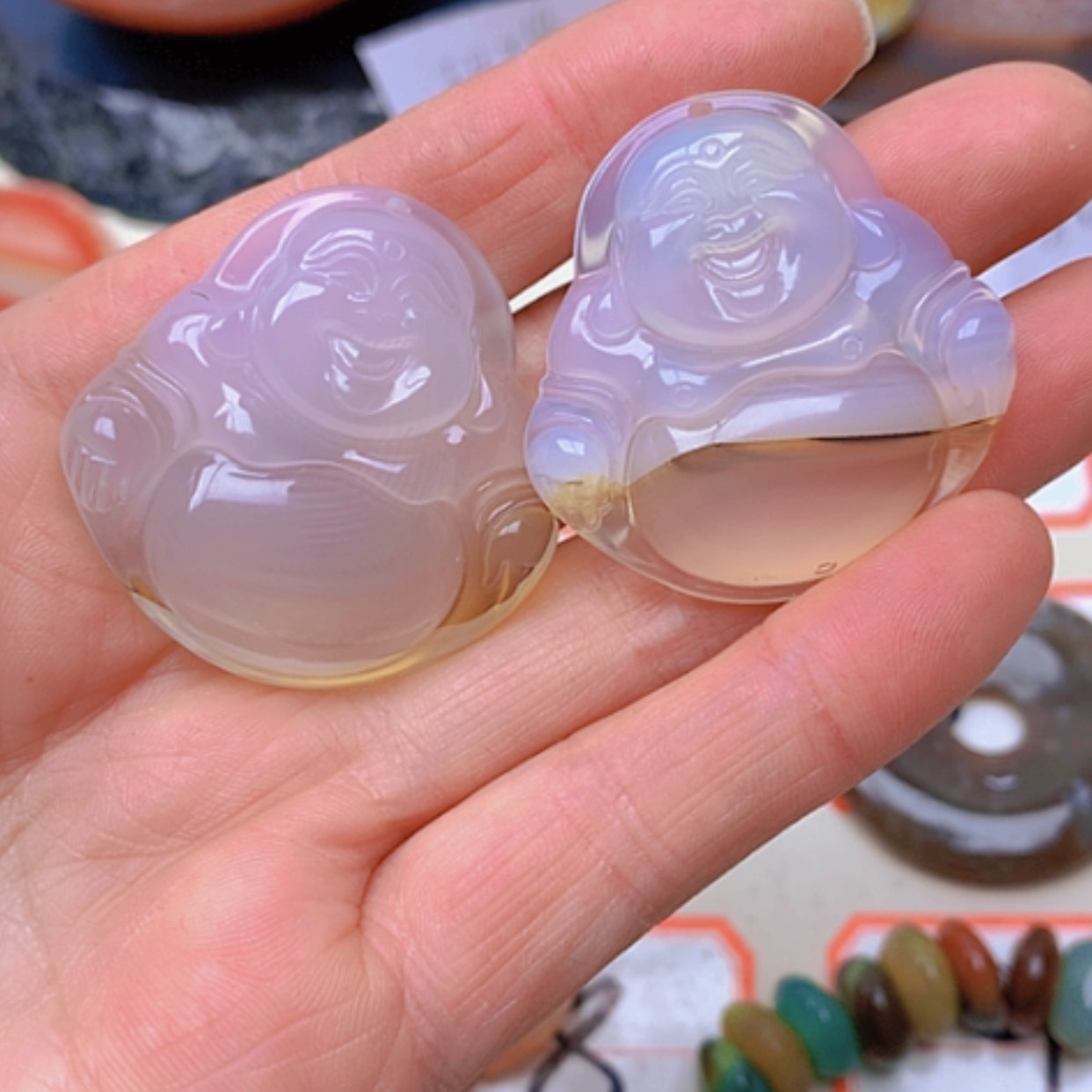 【闪购商品】玛瑙/玉髓珠宝半成品未镶嵌梦*