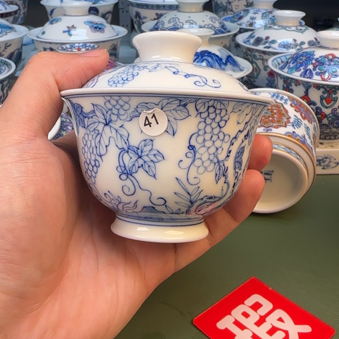 彦祖纯手工手绘茶具41