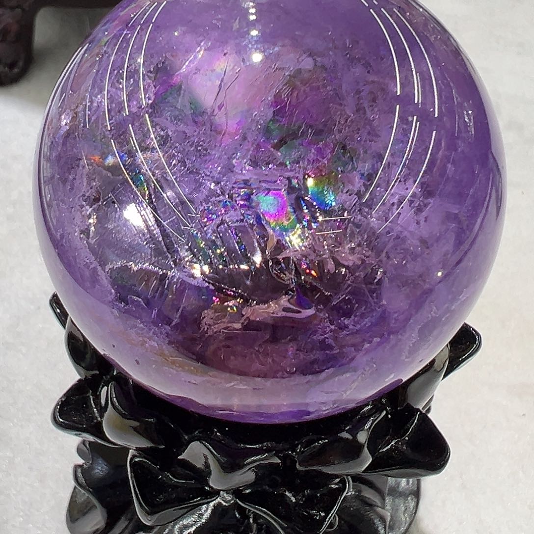 水晶水晶球摆件未镶嵌