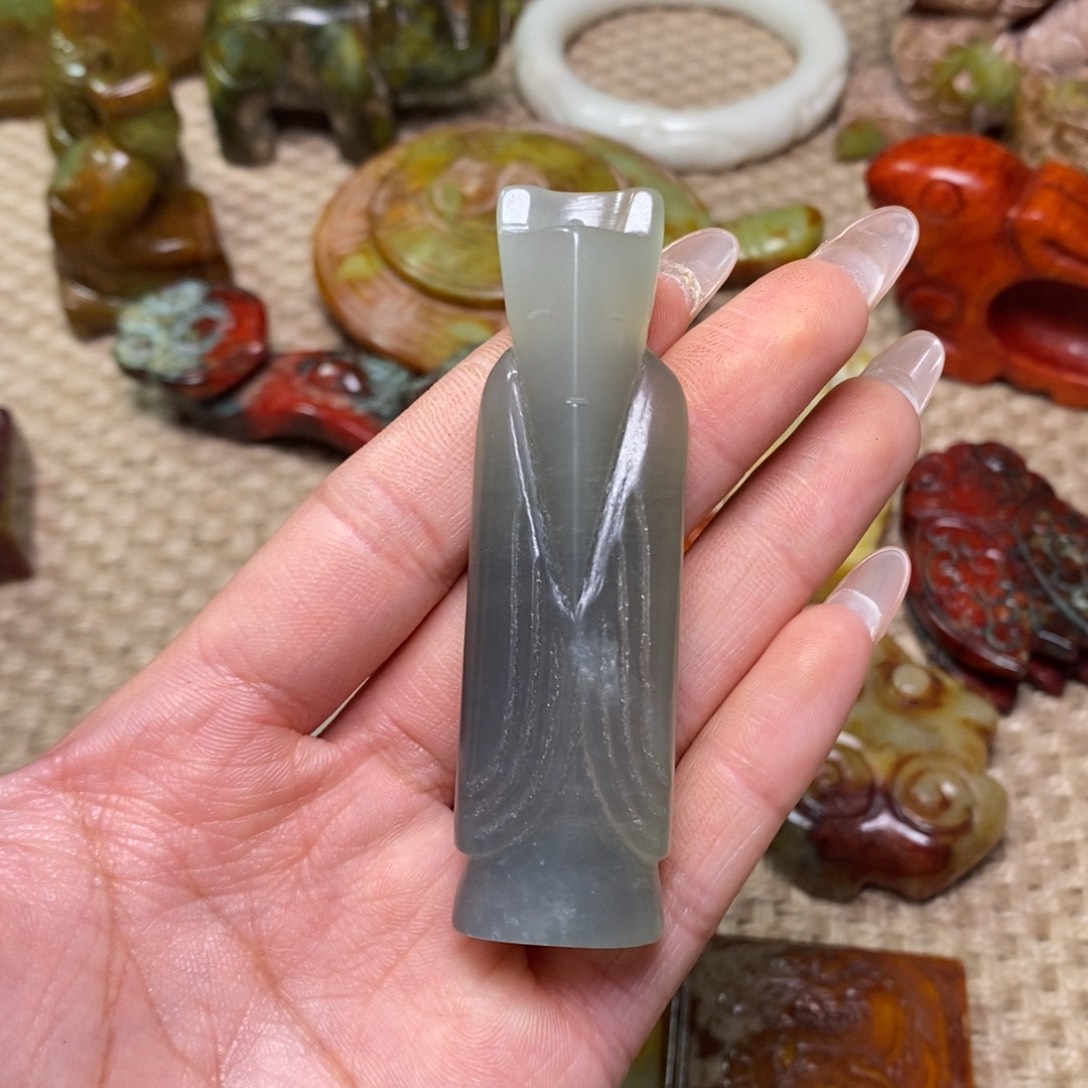 白玉菩提吊坠白玉菩提白玉菩提摆件